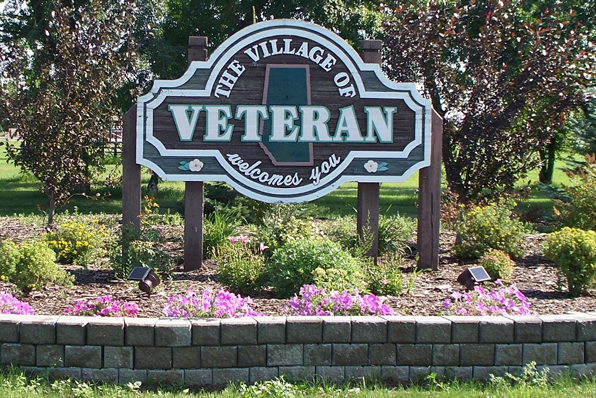 Village of veteran Sign