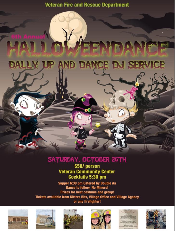 Veteran Halloween party poster